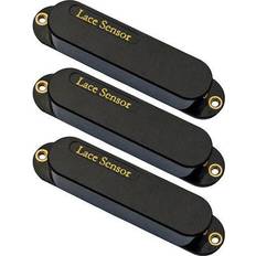 Pickups Lace Sensor Gold Guitar Pickups 3-Pack S-S-S Set Black