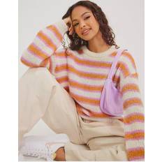 Vero Moda vmRhapsody Stripe O-neck Pullover Beige