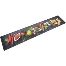 Tappeti vidaXL Tappeto Da Cucina Lavabile Spezie 60x300 cm Vellutocod MXL 71043 cm