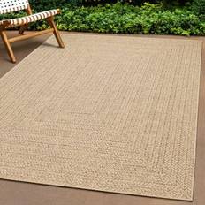 vidaXL Matta ZIZUR 140x200 cm Jutelook Inomhus och Utomhus Brun cm