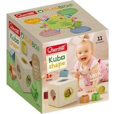 Plastikspielzeug Steckwürfel Quercetti 80240 Kubò Shape Play Bio Formenspiel, Multicolor