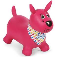 Plastique Peluches Ludi Mon chien sauteur Rose