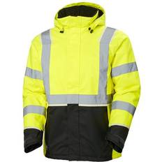 5XL Vestes de Travail Helly Hansen Veste haute visibilité Respirant, Imperméable, Noir/Vert/Blanc/Jaune, taille 3XL, Unisexe