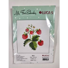 Yarn & Needlework Supplies Strawberries B015L Counted Cross-Stitch Kit