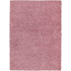 Blush pink rug Kaleidoscope Shaggy Rug Blush Pink