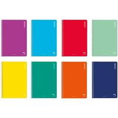 Pacsa Basic Multicolor A4 Notebooks 10 Pack with 80 Sheets Each