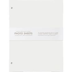 Hvid Gavepapir Printworks Refill paper 10-pack White Large Tilbehør til foto
