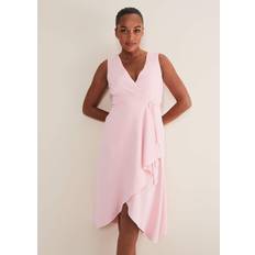 Phase Eight Women's Julissa Sleeveless Ruffle Wrap Midi Dress