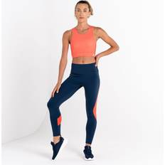 White - Women Tights Dare 2b Dare 2b x Fleur East Move Leggings Blue, Blue, 16, Women
