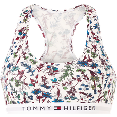 Tommy Hilfiger Bralette Unlined Bralette Print Hvid