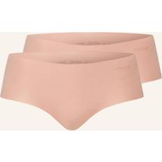 Nylon - Vrouw Onderbroeken Sloggi Dames Shorts Modal 2.0 - Bruin