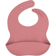 Food Bibs Baby Silicone Weaning Bib Dusty Rose