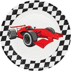 Articoli per Feste Boland Racing car paper plates f1 prix motorsport flag party decoration