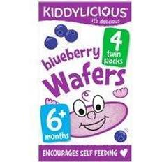 Food & Drinks Kiddylicious Blueberry Mini Wafers 4x4g