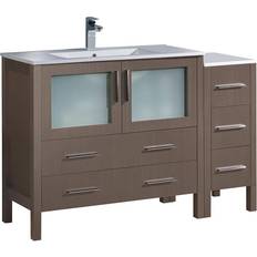 White Vanity Units for Single Basins Fresca Fcb62-3612-I Torino