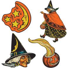 Halloween Paper Cups Beistle 01187 Halloween Cutouts, Pack Of 12