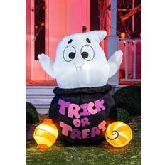 Halloween Decoraciones Inflables Joyin Gluttonous Ghost Inflatable 5Ft Tall Decoration