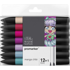 Hobbyartikler Winsor & Newton Promarkers Manga Chibi 12 Pack
