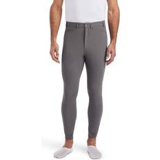 Equestrian - Man Trousers Ariat Men's Tri Factor Grip Knee Patch Breeches Paloma grey 46R unisex