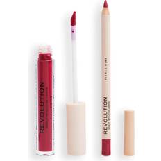 Makeup Revolution Lip Contour Kit Fierce Wine