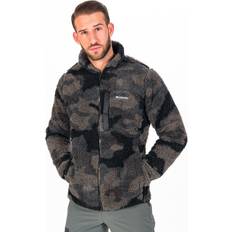 Winter camo Columbia winter pass sherpa fleecejacke schwarz camo