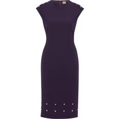 HUGO BOSS Woman Clothing HUGO BOSS Slim-Fit Kleid mit Nieten-Details