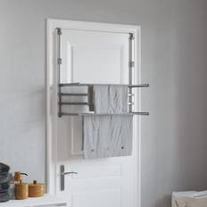 Tørrestativ til altan 89x25x60-95 aluminium