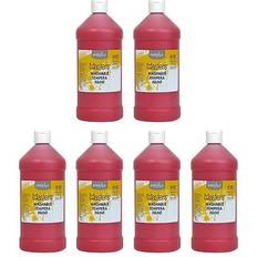 Handy Art Little Masters Washable Tempera Paint, Red, 32 oz. Pack of 6 RPC213720-6 Red