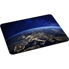 PEDEA gaming mouse pad vernähte ränder rutschfest, space night europa