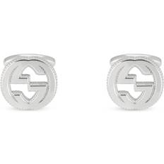 Gucci Men Jewellery Gucci Interlocking Silver Cufflinks