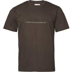 Brune - Jakt T-skjorter Chevalier Logo T-Shirt - Leather Braun