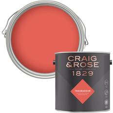 Paint Craig & Rose & Rose 1829 Chalky Emulsion Wall Paint Red, Orange 2.5L