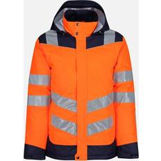 L Werkjassen Regatta Unisex Adult Pro Thermogen Hi-Vis Heated Jacket Orange/Orange/Navy