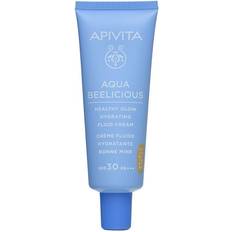 Apivita Solcremer & Selvbrunere Apivita Aqua Beelicious Tinted Fluid SPF30 Let Tonet Væske Med Lysende Effekt SPF 30 40 ml