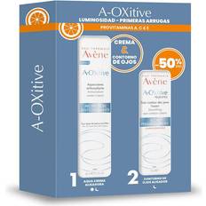 Cicatrici Scatole regalo e Set Avène A-Oxitive Aqua Crema Alisadora + Ojos Cofanetto 2 pz