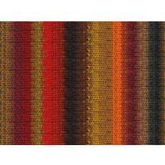 Noro Kureyon 263 Red-Wine-Brown-Mustard-Green