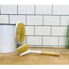 Cleaning Equipment & Cleaning Agents Geko Cream Washing Up Brush with Bamboo Handle