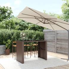 Glas Barborde vidaXL glasplade Barbord
