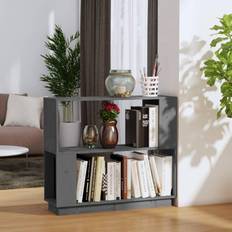 vidaXL 80x25x70 massivt fyrretræ Bogreol