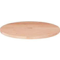 Marron Plateaux de table vidaXL Dessus Ø50 x 1,5 cm Bois de Chêne Massif Plateau de table