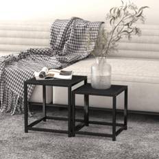 Mobili vidaXL 2x Tea MDF Nesting Coffee Table