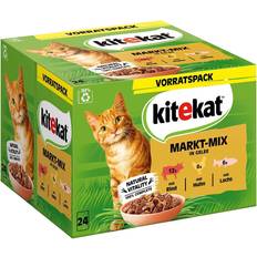 Kitekat Kæledyr Kitekat Markt-Mix in Gelee Multipack Vorratspack 24x85