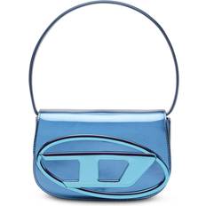 Diesel Iconic Mirrored Leather Shoulder Bag - Blue