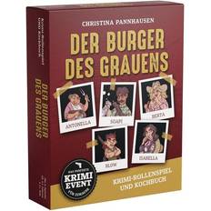 Der Burger des Grauens. Krimidinner-Rollenspiel und Kochbuch. Für 6 Spieler ab 12 Jahren