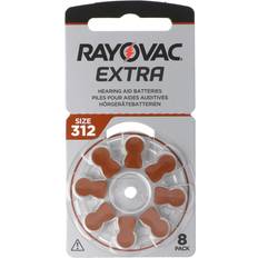 Rayovac Batterier & Laddbart Rayovac 312 8-Pack EXTRA Hörapparatsbatterier