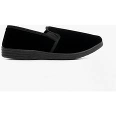 Zedzzz ROSS Mens Full Slippers Black: