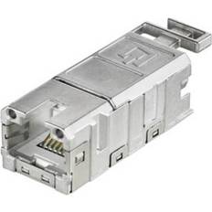 Weidmüller 1963830000 Sensor/ställdon-kontakt, okonfektionerad RJ45 Flänsinsats 10 st