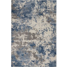 Nourison Rustic Grey, Blue 121.9x182.9cm