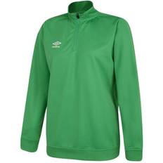 Umbro Women Jumpers Umbro Womens/ladies Club Essential Half Zip Sweatshirt emerald