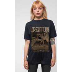 Led Zeppelin: Unisex T-Shirt/Faded Falling X-Large